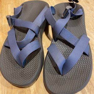 Chaco Women's Blue Hipthong Open back Sandals SZ 9